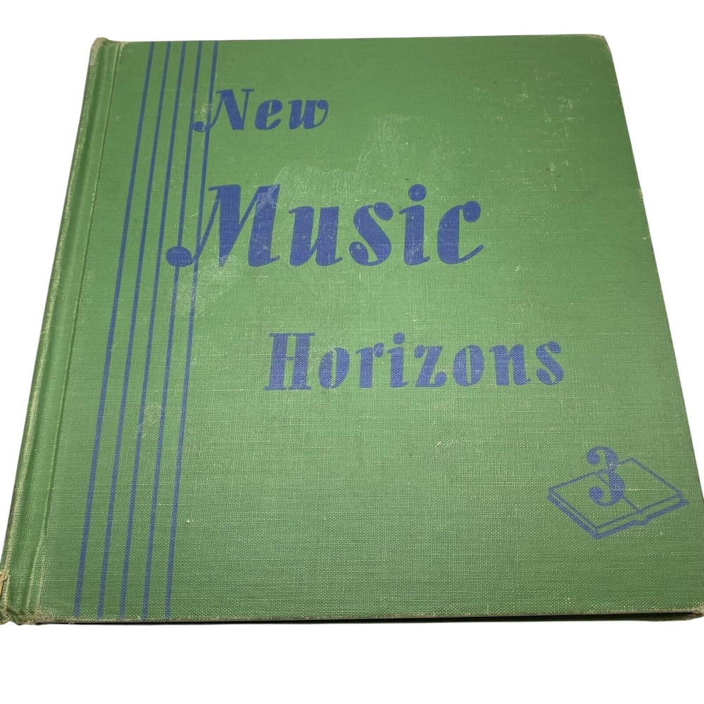 Vintage‎ 1955 New Music Horizons Third Book California State Series Textbook
